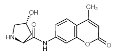 L-羟脯氨酸7-氨基-4-甲基香豆素盐酸盐结构式