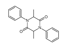 3,6-dimethyl-1,4-diphenylpiperazine-2,5-dione Structure