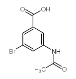 3-Acetamido-5-bromobenzoic acid Structure