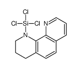 trichloro(3,4-dihydro-2H-1,10-phenanthrolin-1-yl)silane结构式