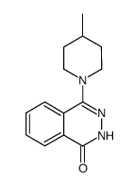 4-(4-methylpiperidino)-1(2H)-phthalazinone结构式
