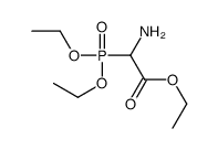 ethyl 2-amino-2-diethoxyphosphorylacetate Structure
