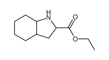 octahydro-1H-indole-2-carboxylic acid,ethyl ester结构式