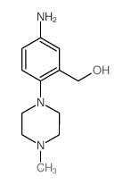 (5-AMINO-2-(4-METHYLPIPERAZIN-1-YL)PHENYL)METHANOL结构式