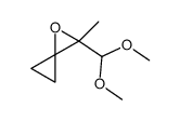 2-(dimethoxymethyl)-2-methyl-1-oxaspiro[2.2]pentane结构式