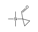 1-trimethylsilylcyclopropane-1-carbaldehyde Structure