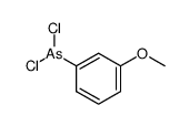 (m-methoxyphenyl)arsonous dichloride Structure