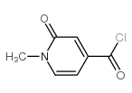 1,2-二氢-1-甲基-2-氧代-4-吡啶羰酰氯结构式