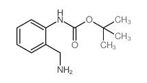 tert-butyl2-(aminomethyl)phenylcarbamate Structure