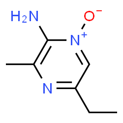 Pyrazine,2-amino-5-ethyl-3-methyl-,1-oxide (5CI)结构式