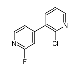2-CHLORO-2'-FLUORO-3,4'-BIPYRIDINE结构式