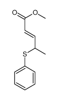 methyl 4-phenylsulfanylpent-2-enoate结构式