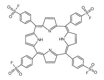 tetra(4-fluorosulfonylphenyl)porphin结构式