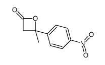 4-methyl-4-(4-nitrophenyl)oxetan-2-one Structure