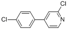 2-chloro-4-(4-chlorophenyl)pyridine structure