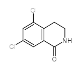 5,7-dichloro-3,4-dihydro-2H-isoquinolin-1-one Structure