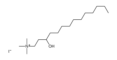 3-hydroxytetradecyl(trimethyl)azanium,iodide Structure