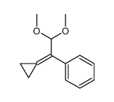 (1-cyclopropylidene-2,2-dimethoxyethyl)benzene Structure