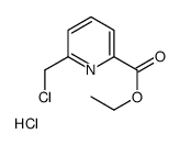 Ethyl 6-(chloromethyl)picolinate hydrochloride结构式