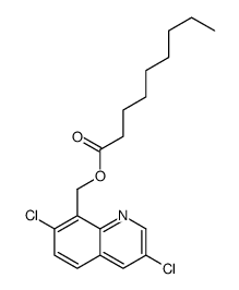 (3,7-dichloroquinolin-8-yl)methyl nonanoate Structure