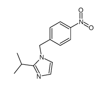 2-isopropyl-1-(4-nitrobenzyl)-1H-imidazole结构式