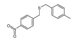 1-methyl-4-[(4-nitrophenyl)methylsulfanylmethyl]benzene Structure