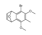 5-bromo-6,8-dimethoxy-7-methyl-1,4-dihydro-1,4-epoxynaphthalene结构式