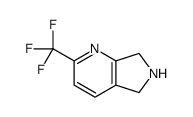 2-(trifluoromethyl)-6,7-dihydro-5H-pyrrolo[3,4-b]pyridine Structure