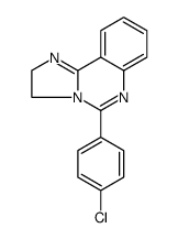 5-(4-chlorophenyl)-2,3-dihydroimidazo[1,2-c]quinazoline Structure