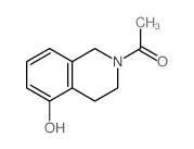 2-乙酰基-5-羟基-1,2,3,4-四氢异喹啉结构式