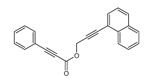 3-naphthalen-1-ylprop-2-ynyl 3-phenylprop-2-ynoate结构式