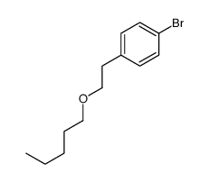 1-bromo-4-(2-pentoxyethyl)benzene Structure