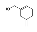 (5-methylidenecyclohexen-1-yl)methanol结构式