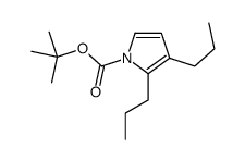 tert-butyl 2,3-dipropylpyrrole-1-carboxylate Structure