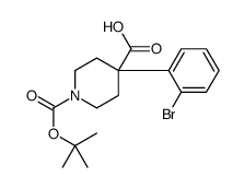 1-BOC-4-(2-BROMOPHENYL)-4-PIPERIDINECARBOXYLIC ACID picture