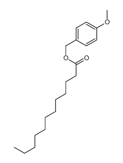 (4-methoxyphenyl)methyl laurate Structure