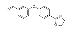 2-[4-(3-ethenylphenoxy)phenyl]-4,5-dihydro-1,3-oxazole Structure