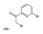 2-溴-1-(6-溴-吡啶-2-基)-乙酮氢溴酸结构式