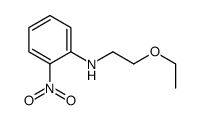 N-(2-ethoxyethyl)-2-nitroaniline结构式