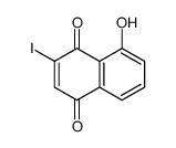 8-hydroxy-2-iodonaphthalene-1,4-dione Structure