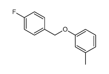 1-fluoro-4-[(3-methylphenoxy)methyl]benzene Structure