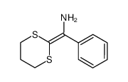 α-(1,3-dithian-2-ylidene)benzylamine Structure