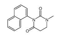 1-methyl-3-naphthalen-1-yl-1,3-diazinane-2,4-dione Structure