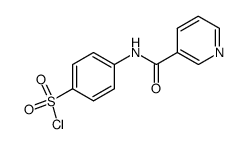 4-(nicotinamido)benzenesulfonyl chloride结构式