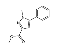 methyl 1-methyl-5-phenyl-1H-pyrazole-3-carboxylate Structure