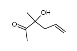 5-Hexen-2-one, 3-hydroxy-3-methyl- (9CI)结构式