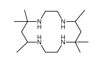 5,5,7,12,12,14-hexamethyl-1,4,8,11-tetraazacyclotetradecane dihydrate结构式