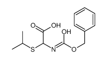 2-(苄氧基羰基)-2-(异丙基硫代)乙酸结构式