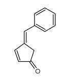 4-[(E)-Benzyliden]-2-cyclopenten-1-on结构式