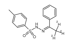 α,α,α-trideuterioacetophenone tosylhydrazone结构式